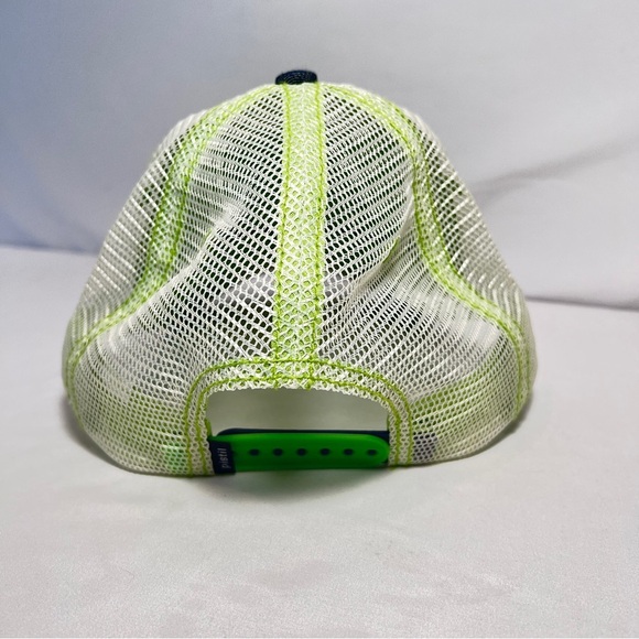 Pistil oui Hat (adjustable back) Green & Dark Denim Color - Picture 2 of 5